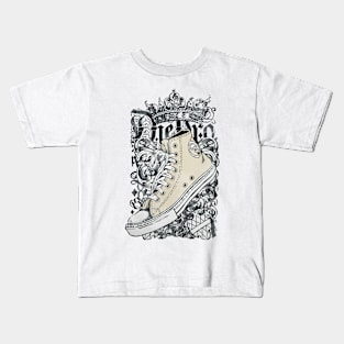 Abstract Sneakers Kids T-Shirt